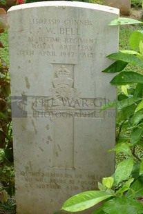 TRINCOMALEE WAR CEMETERY - BELL, WILLIAM